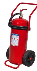 Estintore carrellato Kg 50 Polvere - A III B C - UNI EN 1866-1 - PED 2014/68/UE - Codice 18508