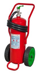 Estintore carrellato a Schiuma da 25 Litri - A IV B - Codice 19258 - Lombardia 18241 - UNI EN 1866-1