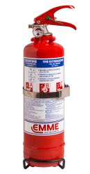 Estintore EN 3/7 polvere ABC  kg 1 - 8A 34B C - 21010-1 - PED 2014/68/UE - MED 2014/90/UE