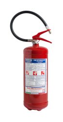 Estintore kg 6 Polvere - Codice 21063-50 - 34A 233BC - UNI EN 3-7