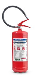 Estintore kg 6 Polvere - Codice 21063-51 - 34A 233BC - UNI EN 3-7