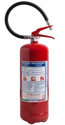 Estintore 6 Kg Polvere - 43A 233B C- Modello 21064-3 - PED 2014/68/UE.