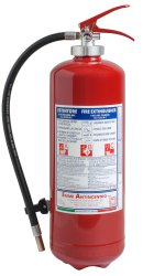 Estintore kg 6 Polvere - Codice 21064-40 - 43A 233BC - UNI EN 3-7