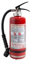 Estintore L 3  Schiuma - Codice 22031-1  13A 113B 40F - Acciaio Inox Aisi 304 - UNI EN 3-7