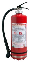 Estintore litri 6 Schiuma - Codice 22064-40 - 43A 233B 40F - UNI EN 3-7 - In Acciaio INOX AISI304