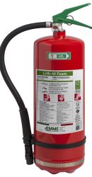 Estintore per Batterie al Litio a Schiuma Senza Fluoro con Involucro in Acciaio Inox - Modello 22066-945