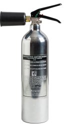 Dispositivo Antincendio Kg 2 Co2 In lega di alluminio AA6061 - 34 B - UNI EN 3-7 - Codice 23020-5