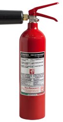 Estintore 2 kg Co2 - 34B  - Codice: 23020-8 - UNI EN 3-7