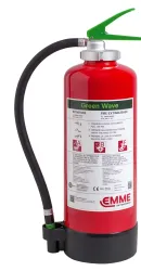 Estintore a schiuma senza fluoro Green Wave da 6 litri pressurizzato al momento dell'uso - 27A 144B 40F