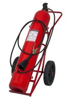 Estintore Carrellato kg 50 CO2 PED UNI EN 1866-1 - Modello 17504