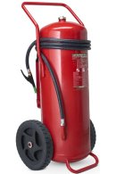 Fahrbarer fluorfreier Schaumlöscher Green Wave 100 Liter, bei Gebrauch druckbeaufschlagt – A IVB