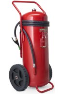 Fahrbarer 100-Liter-Feuerlöscher mit Green Wave Lith-M Schaummittel für Lithiumbatterien geeignet, aus Edelstahl – Hilfsdruck – GW100A – Klasse A IV B