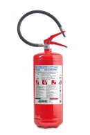 6 Kg powder fire extinguisher - Model 21063-550 - 34A 233BC - UNI EN 3-7 - 100% Sustainable Powder
