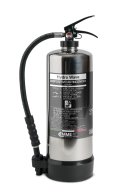  6 L. Water Fire Extinguisher Stainless steel AISI 304 -13 A- UNI EN 3-7- Code 22061-7