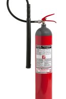 5 Kg CO2 Portable Fire Extinguisher - PED EN 3-7 - Model: 23058-32G - ogive color gray Ral 7037