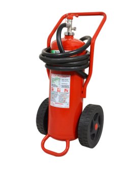Extintor de incendios con ruedas kg 25 Polvo - AB IV - Piemonte 18201 