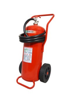 Extintor de incendios con ruedas kg 50 Polvo - AB IV - Piemonte 18214