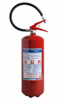 Dry Powder Portable fire extinguisher kg 6 - M6 - Model 21063 - UNI EN 3-7 - 34 A 233 B C