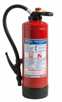 6Kg Potassium Sulphate Powder Fire Extinguisher Code 25064-1- 233 B C- UNI EN 3-7 