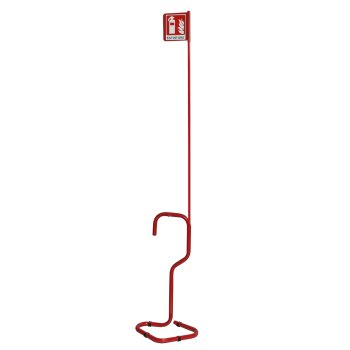 Piantana Porta Estintore completa - ( rosso )