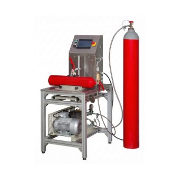 Impianti di riempimento di estintori e bombole a CO2 con sistema di pesatura