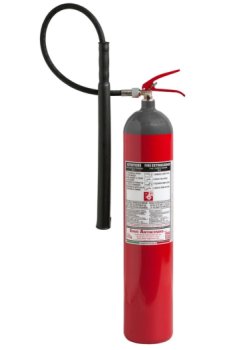 Estintore Kg 5 Co2 - UNI EN 3-7 - Modello 23058-32G con ogiva di colore grigio Ral 7037