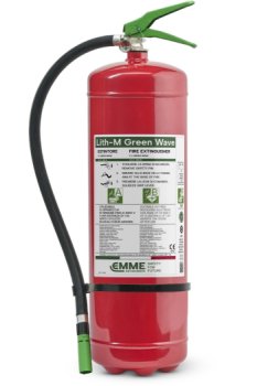 Estintore Portatile a Schiuma Senza Fluoro "Green Wave" da 9 Litri - Modello 22093-700L - GW9P