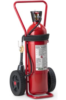 Estintore Carrellato, 20 Kg Biossido di Carbonio , temperatura di utilizzo da -30°C a +60°C- Codice -17204-20