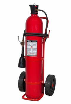 Co2 Mobile Fire Extinguisher kg 30 PED EN 1866-1 - Model: 17304