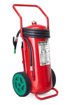 Estintore Carrellato 19508-701 - GW50A a Schiuma Senza Fluoro Green Wave da 50 Litri pressurizzato al momento dell'uso
