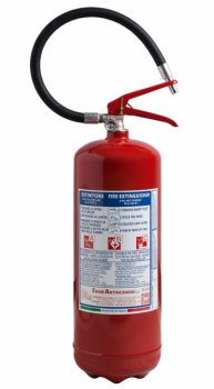 6 Kg Dry Powder Fire Extinguisher - 34 A 233 B C - EN 3-7 - Code 21063-12