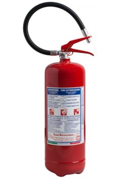 Estintore 6 Kg Polvere - 43A 233B C- Modello 21064-3 - PED 2014/68/UE.