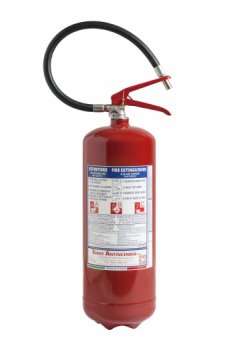 Dry Powder Portable fire extinguisher kg 6 - Model 21063-59 - 34A 233BC - UNI EN 3-7 - PED 2014/68/UE