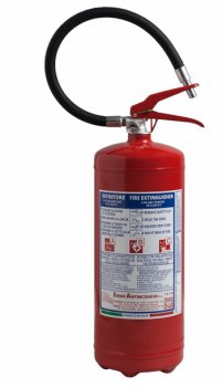 6 Kg Powder Fire Extinguisher- Code 21064-51- 43A 233B C- EN 3-7