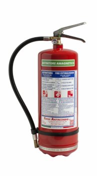 6 Kg Dry Powder Fire Extinguisher - 55 A 233 B C - EN 3-7 - Code 21065-13