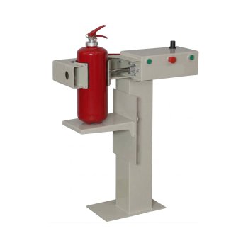 Morsa pneumatica per serraggio valvole di estintori a polvere e schiuma LxPxH 800x270x1000 mm (2158)