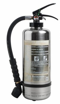  3 L. Foam Fire Extinguisher UNI EN 3-7- Stainless steel AISI 304 - Code 22031-4