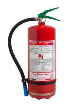 6 Liter Water Fire Extinguisher- Code 22061-21 - 13 A- UNI EN 3-7