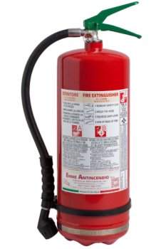 Estintore Litri 6 Schiuma - 34A 233B 75F - Dolomiti 6 - 22063-1 -  EN 3/7 - PED 2014/68/UE