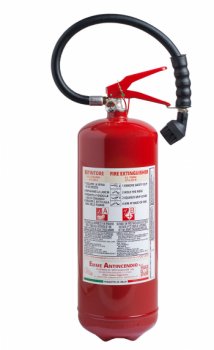 6 L Foam Fire Extinguisher EN 3-7:2008 27A 233 B PED 2014/68/EU Model 22066-21