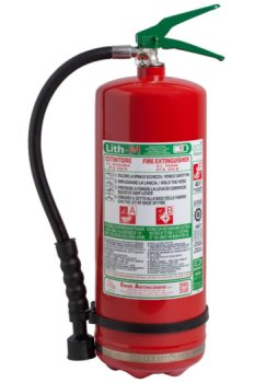 Estintore per Batterie al Litio a Schiuma con Involucro in Acciaio Inox - Modello 22066-45