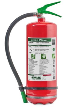 Estintore Green a Schiuma Senza Fluoro "Green Wave" da 6 Litri - Modello 22066-710 - GW6PX