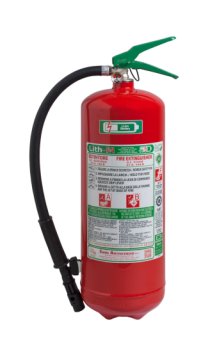 Fluorine Free 6 L Foam Fire Extinguisher to stop the combustion of a lithium battery - Model 22066-915