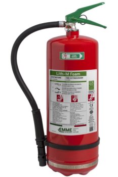 Estintore Testato anche su Batterie al Litio a Schiuma Senza Fluoro con Involucro in Acciaio Inox - Modello 22066-945