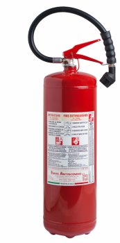  9 L. Foam Fire Extinguisher EN 3-7 - 21 A 183 B 40 F - Code 22092-6 PED 2014/68/UE