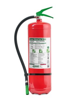 Estintore a schiuma senza fluoro Green Wave Ice -30° da 9 litri - 27A 183B 75F - Modello 22096-950 - GW9P-30