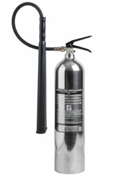 Dispositivo Antincendio Kg 5 Co2 In lega di alluminio AA6061 - 89 B - UNI EN 3-7 - Codice 23058-5