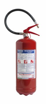 6 Kg Powder Fire Extinguisher - Model 21063-55 - 34 A 233 B C - UNI EN 3-7 - PED 2014/68/UE