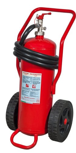 25 L Water + additive Wheeled Fire Extinguisher - MED 2014/90/UE EN 1866-1 - Model: 15258