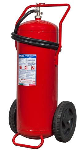 Estintore carrellato Kg 100 Polvere - A IV B C - UNI EN 1866-1 - PED 2014/68/UE - Codice 18118